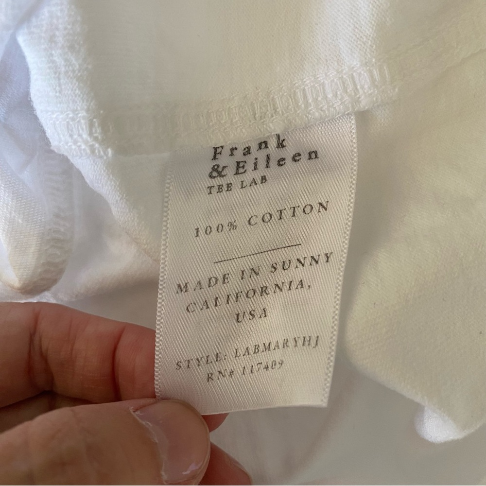Frank & Eileen White Long Sleeve Mary Dress - Picture 6 of 8